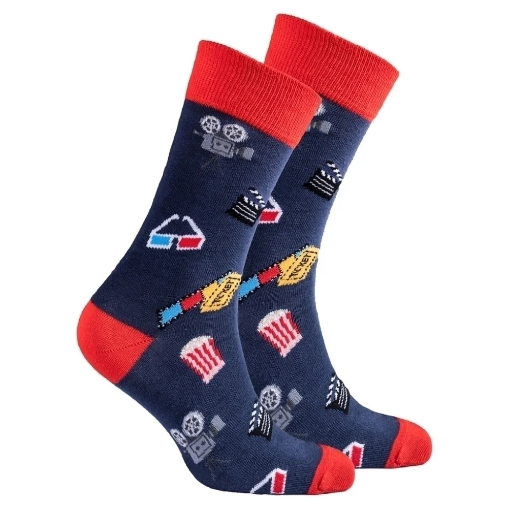 Socks N Socks Cinema Movie Men's Crew Socks
